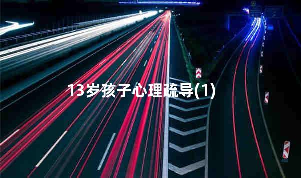 13岁孩子心理疏导(1)