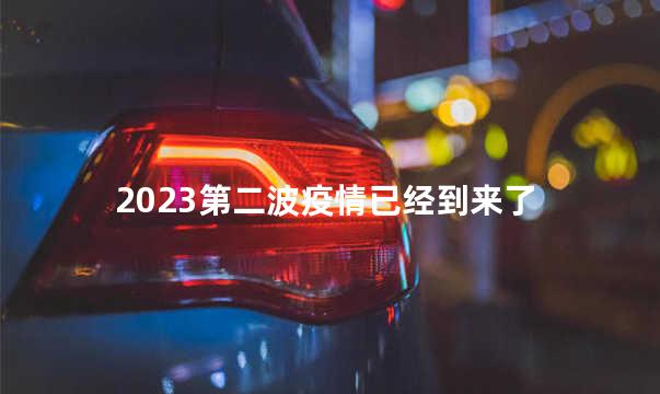 2023第二波疫情已经到来了