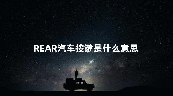 REAR汽车按键是什么意思