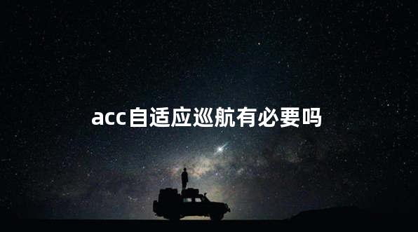 acc自适应巡航有必要吗