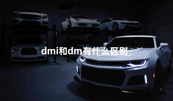 dmi和dm有什么区别