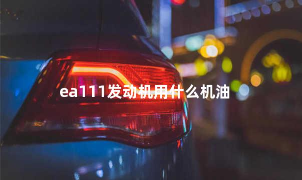 ea111发动机用什么机油