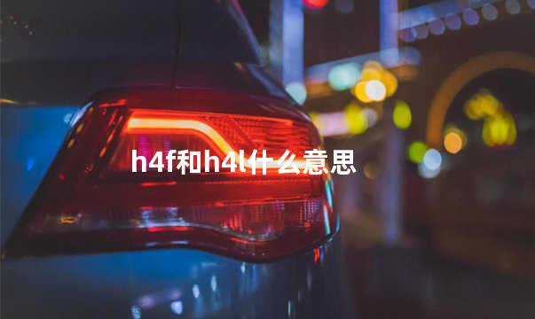 h4f和h4l什么意思