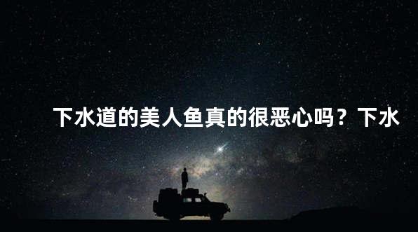 下水道的美人鱼真的很恶心吗？下水道的美人鱼是不是很恶心