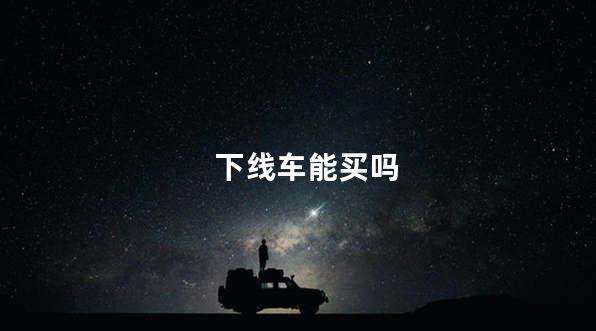 下线车能买吗