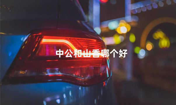 中公和山香哪个好