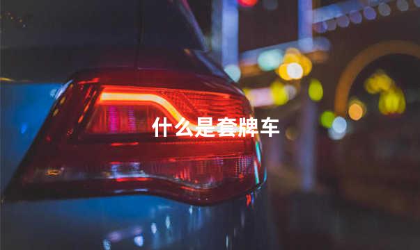 什么是套牌车