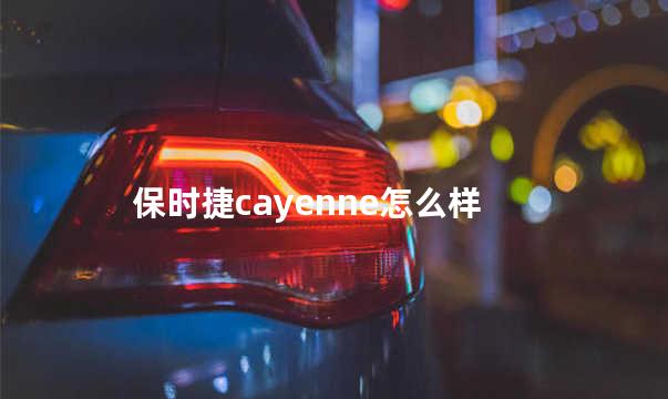 保时捷cayenne怎么样