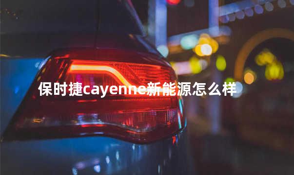 保时捷cayenne新能源怎么样