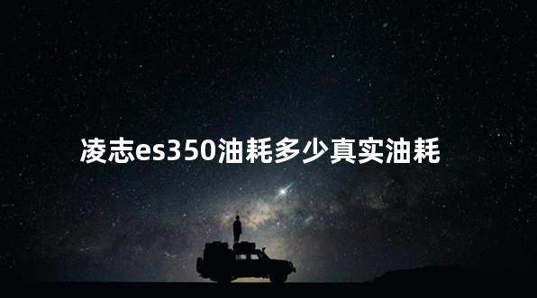 凌志es350油耗多少真实油耗