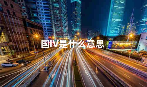 国IV是什么意思