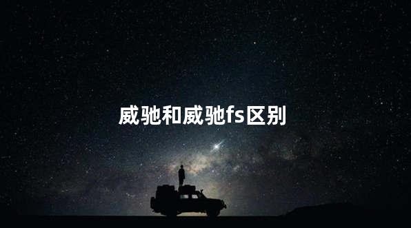 威驰和威驰fs区别