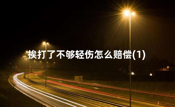 挨打了不够轻伤怎么赔偿(1)