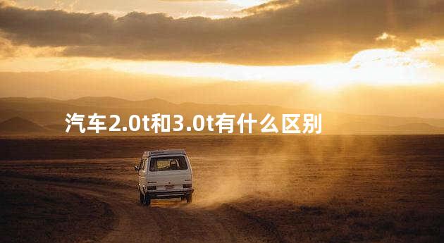 汽车2.0t和3.0t有什么区别