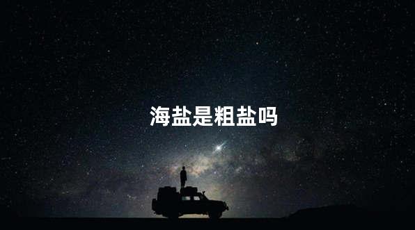 海盐是粗盐吗