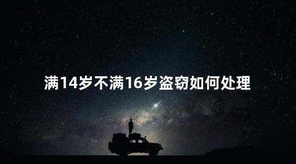 满14岁不满16岁盗窃如何处理