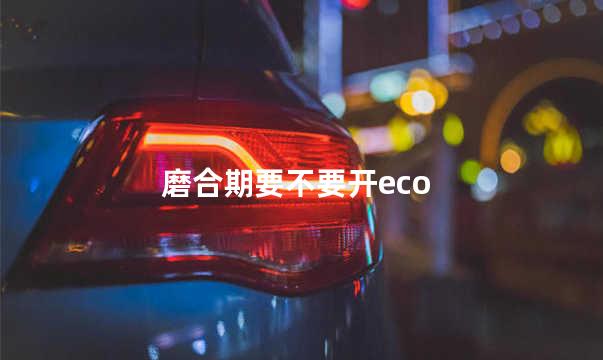 磨合期要不要开eco