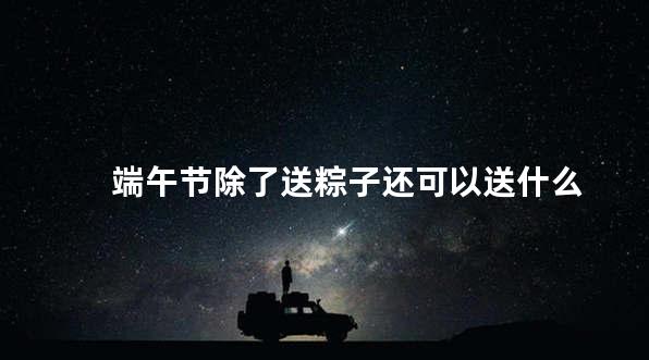 端午节除了送粽子还可以送什么