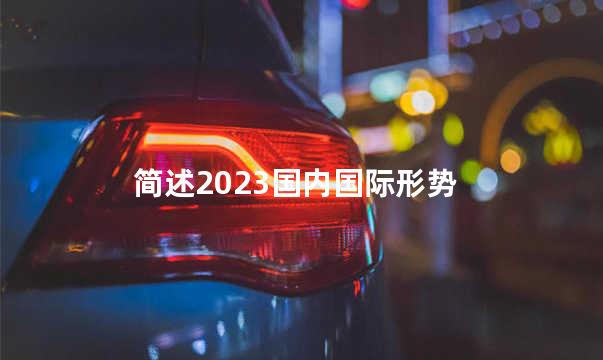 简述2023国内国际形势