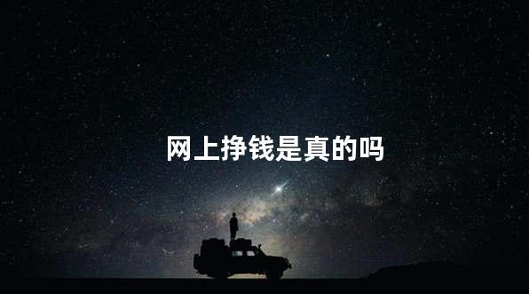 网上挣钱是真的吗