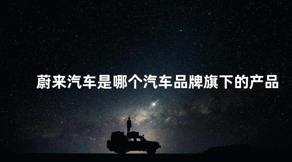 蔚来汽车是哪个汽车品牌旗下的产品