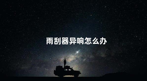 雨刮器异响怎么办