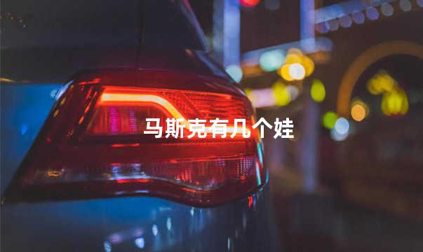 马斯克有几个娃