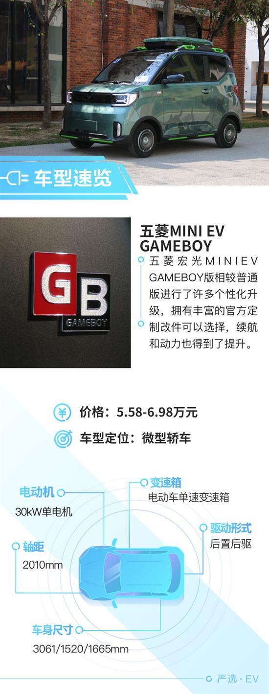 铁粉的终极选择 五菱MINI EV GAMEBOY