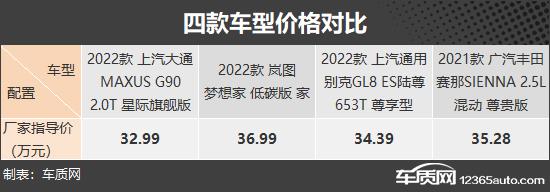 高品质进阶 四款30万级中大型MPV车型推荐