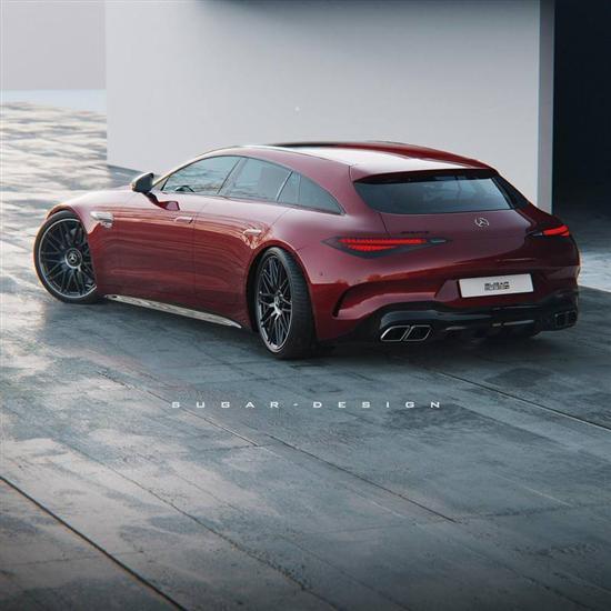 梅赛德斯-AMG SL 63 Shooting Brake渲染图