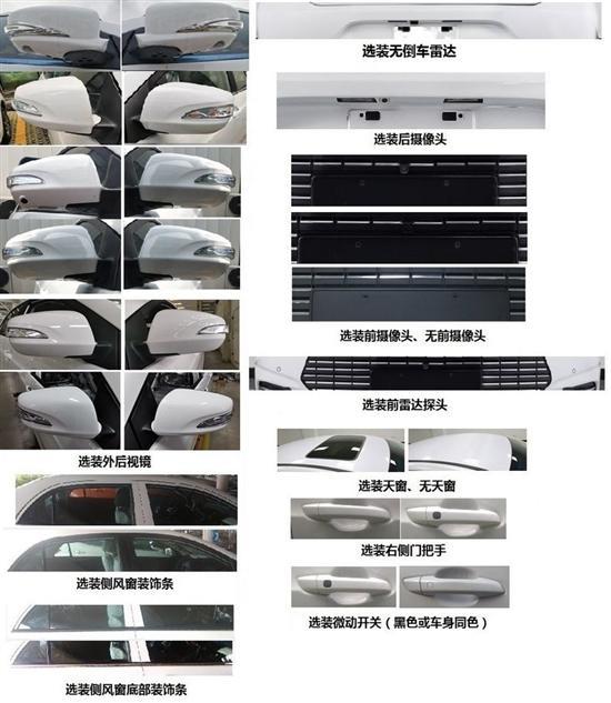 不同前脸样式可选 比亚迪秦EV申报图曝光