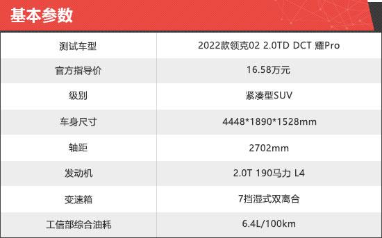 2022款领克02新车商品性评价