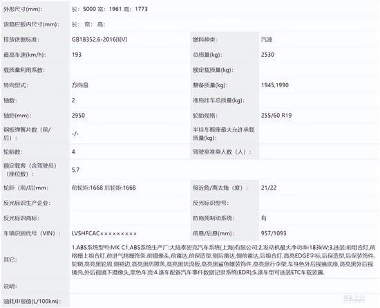 尺寸超越汉兰达 福特新一代锐界实拍曝光