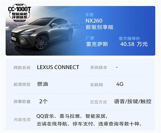 大屏能玩出什么创新？雷克萨斯NX座舱评测