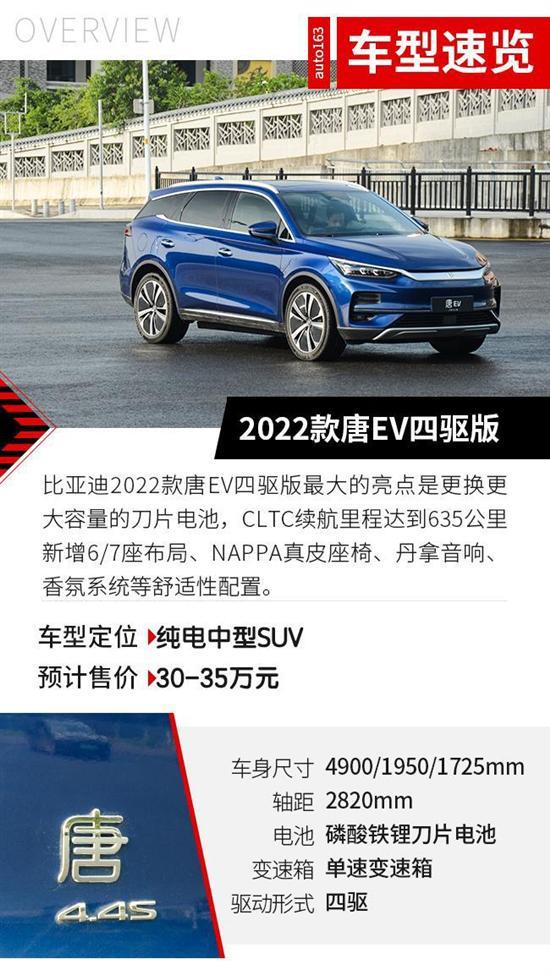 红绿灯杆位第一 试驾比亚迪2022款唐EV