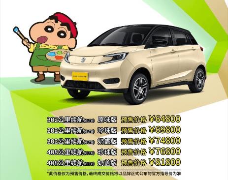 联名微型车 2023款YOUNG光小新预售6.48万起